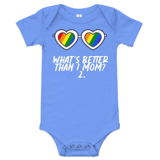 Two Moms Infant short sleeve one piece