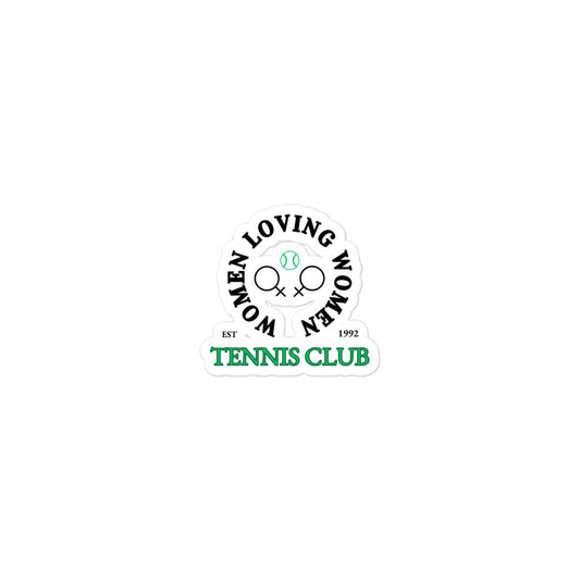 Official Women Loving Women Tennis Club: Spread Love with Our Vibrant Sticker!
