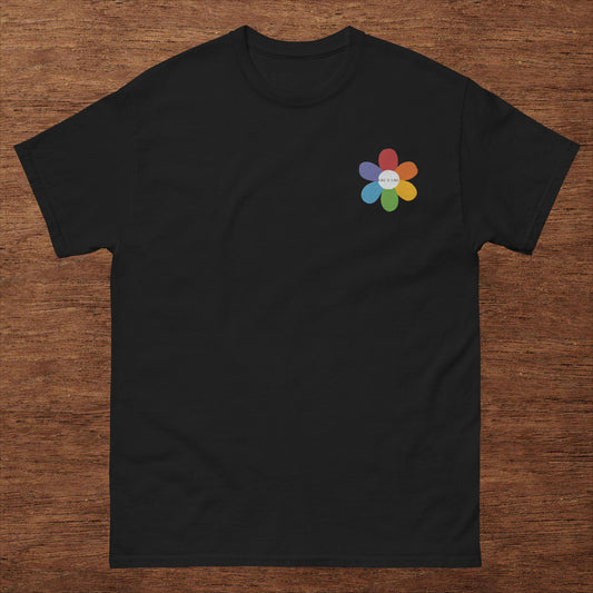 Love is Love Embroidered Flower Pride Shirt