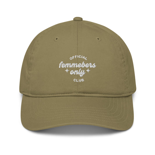 Official Femmbers Only Club -Organic baseball hat