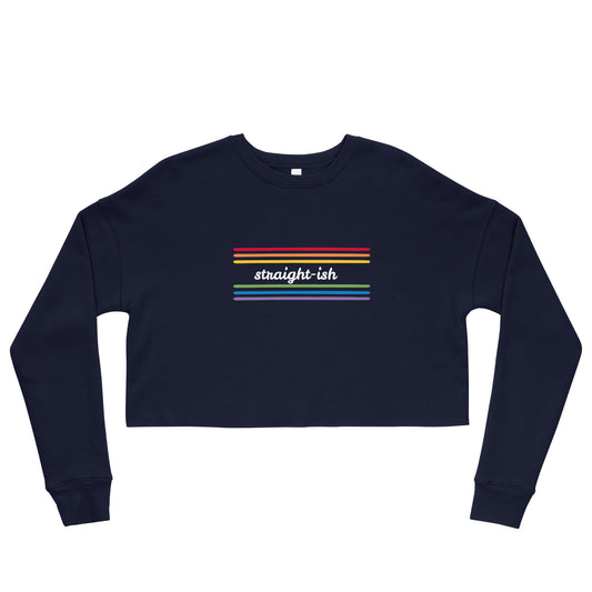 Straight-Ish Crop Sweatshirt